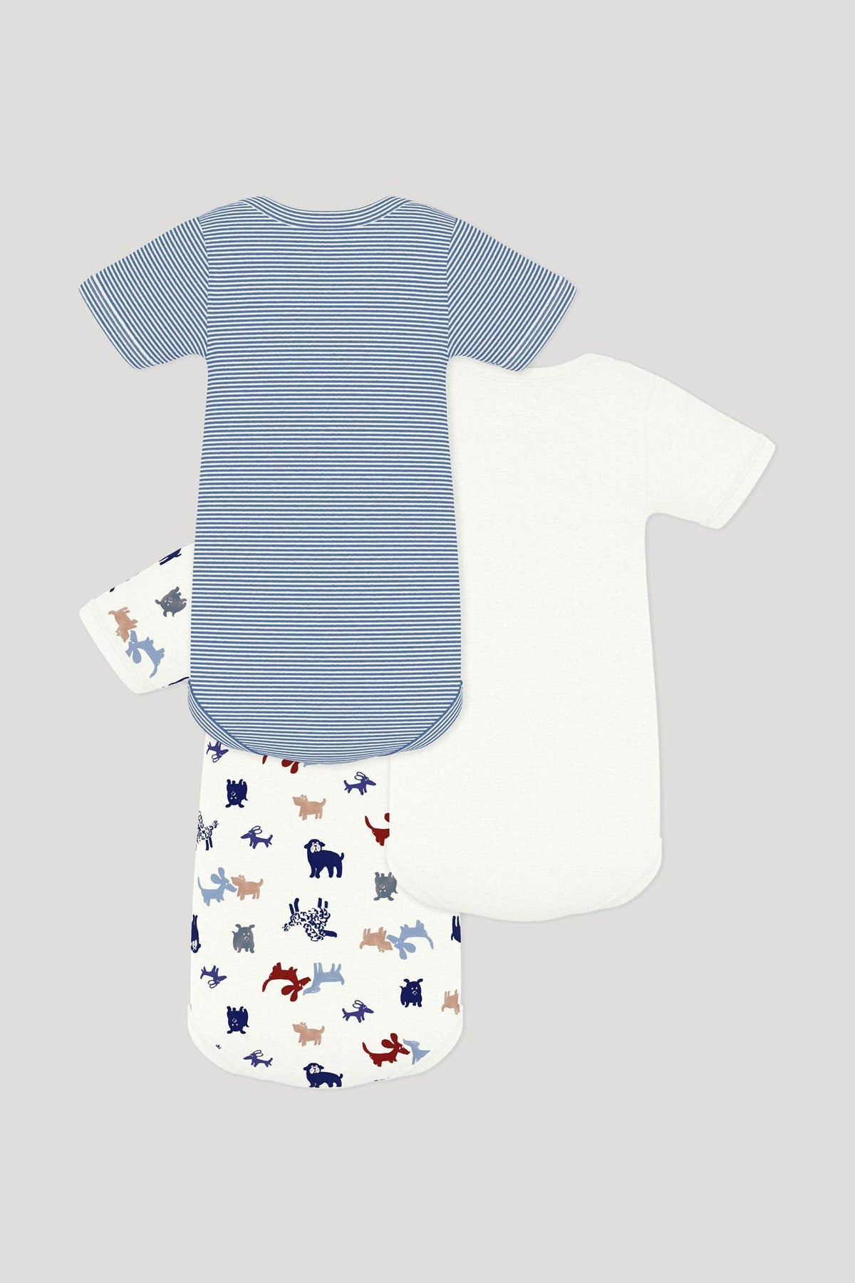 Littlellamas - Celeste Short Sleeve Bodysuit Set for Baby (Unisex, Multicolor)