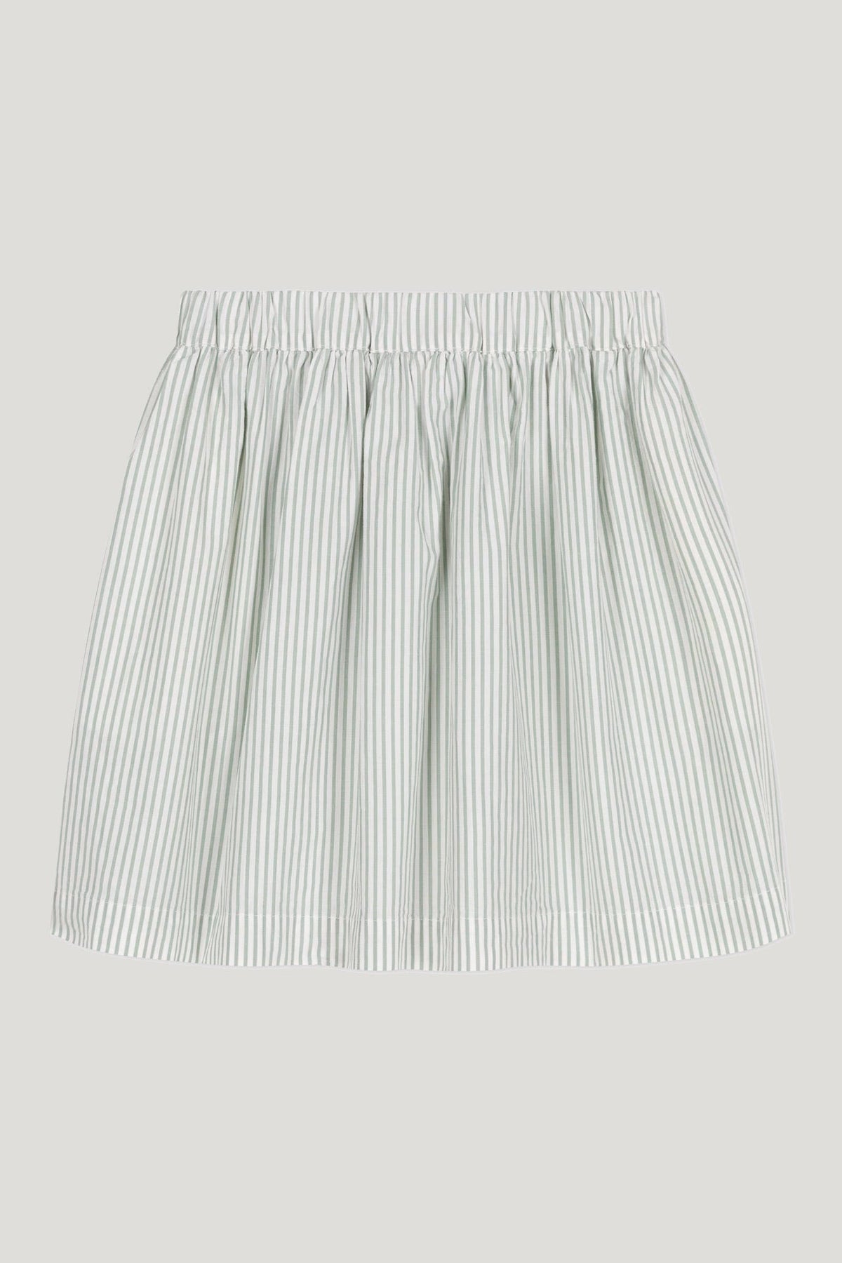 Littlellamas - Girl's Green & White Boncap Skirt
