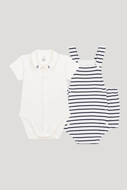 Littlellamas - Baby Unisex Navy Avelin Short Suit