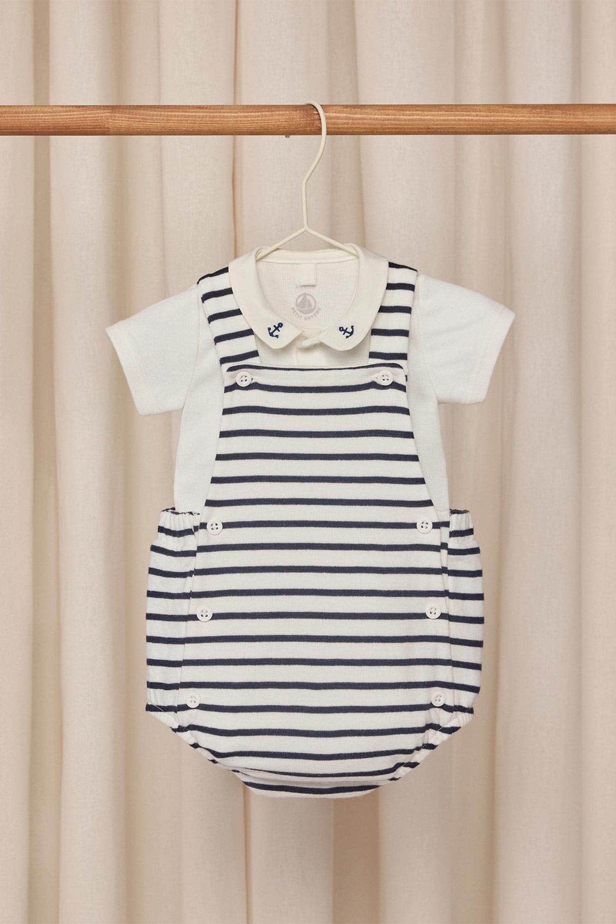 Littlellamas - Baby Unisex Navy Avelin Short Suit