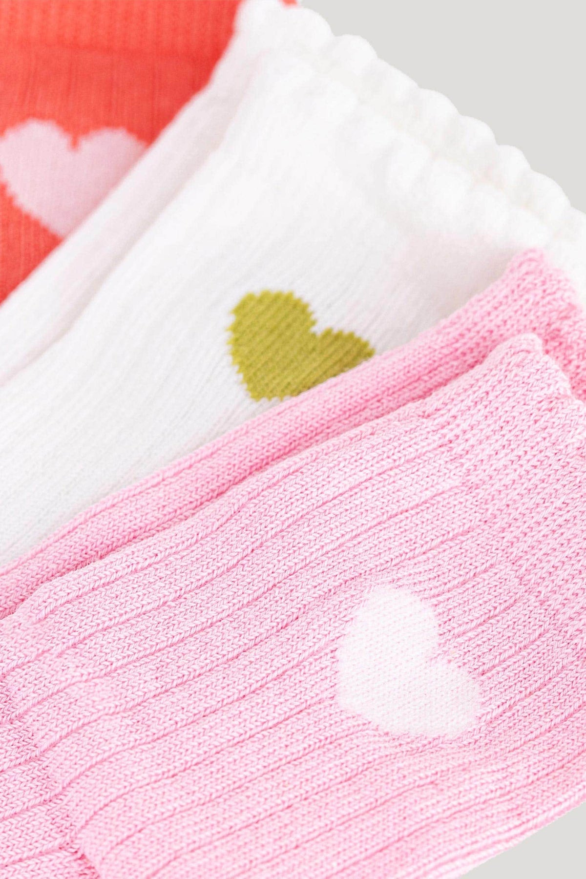 Littlellamas - Baby Girl's 3-Pack Hearty Socks in Multicolor