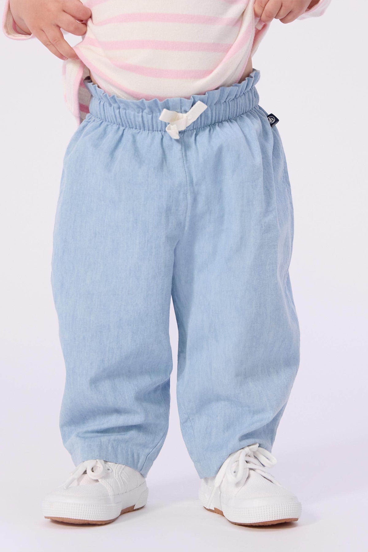 Littlellamas - Baby Girl's Blue Corentin Trousers