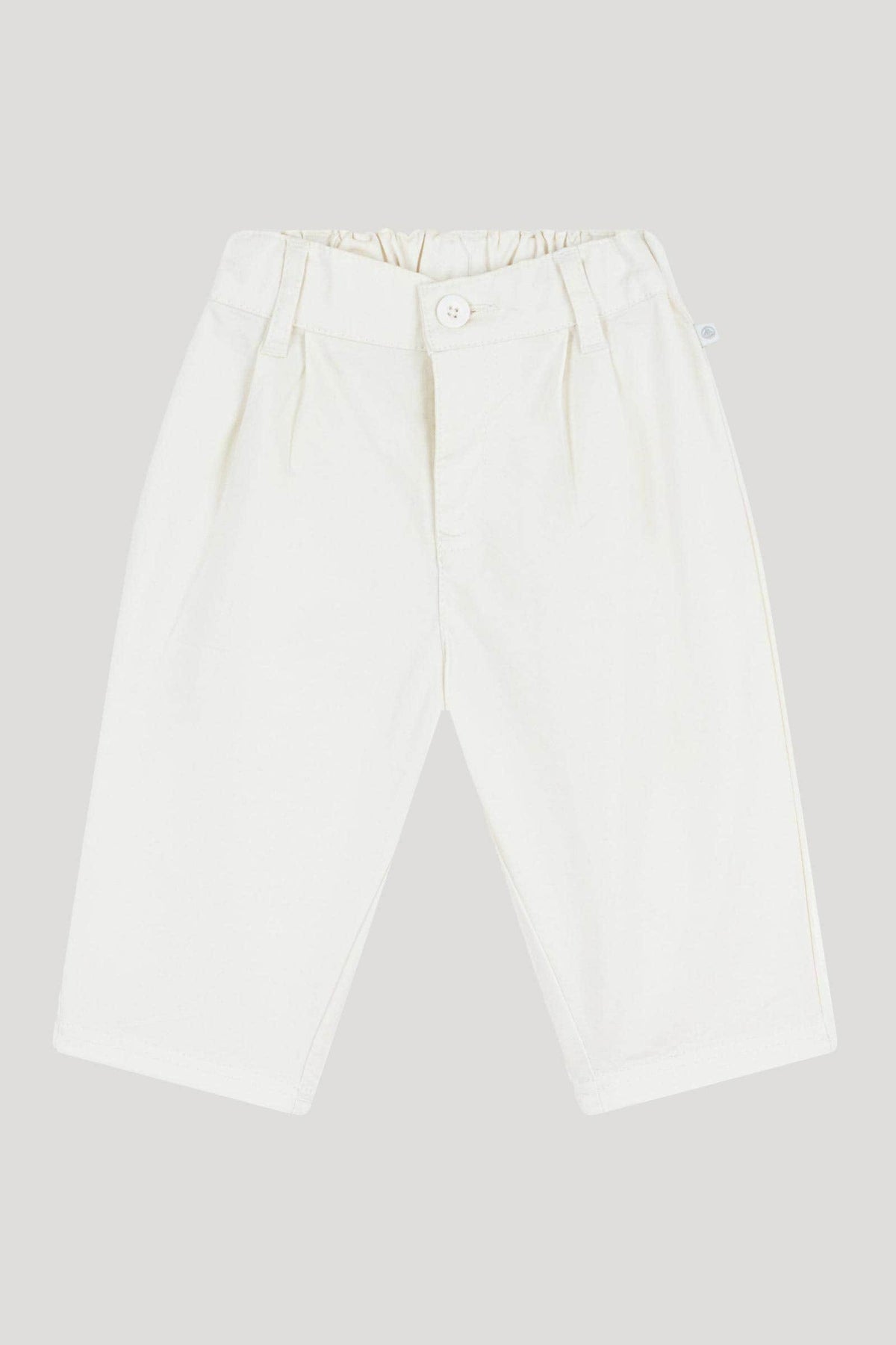 Littlellamas - White Marin Trousers for Baby Boys