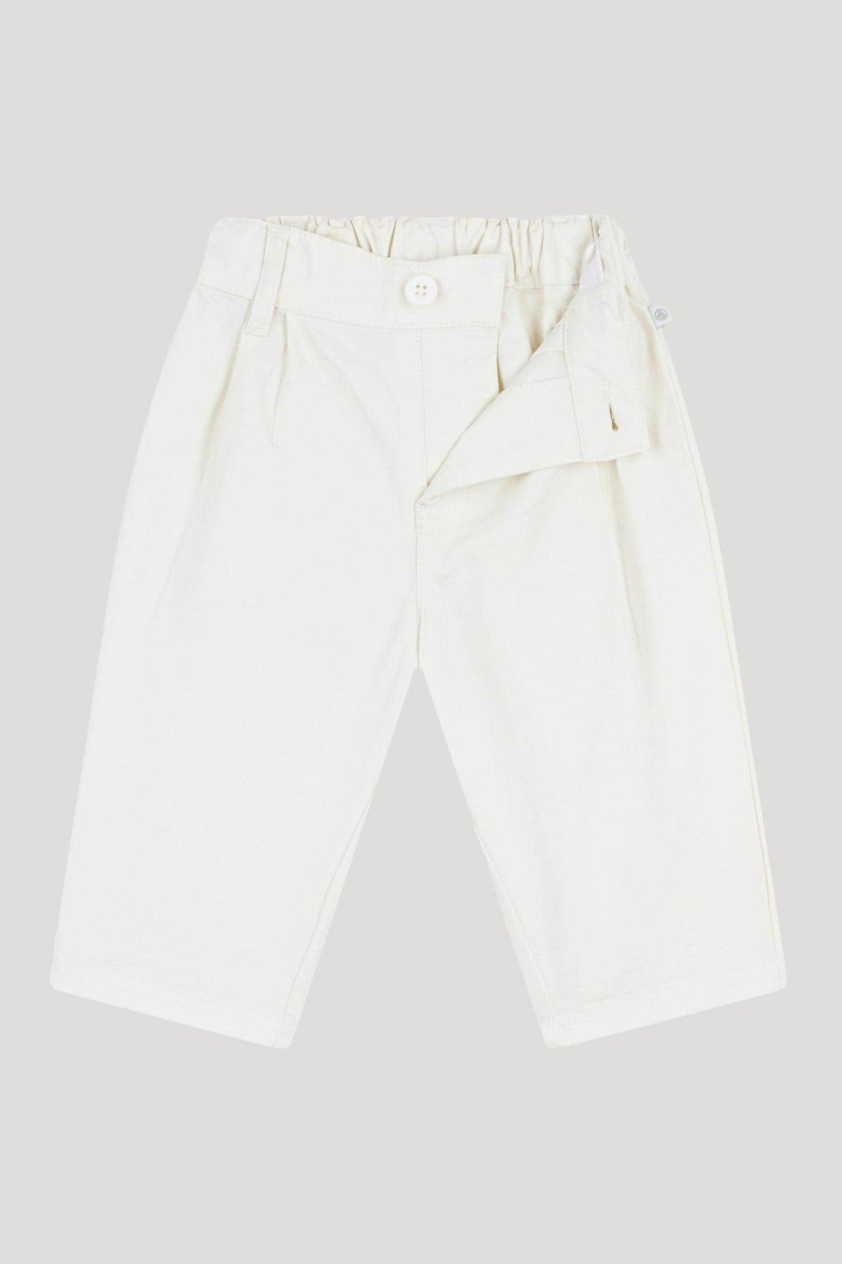 Littlellamas - White Marin Trousers for Baby Boys