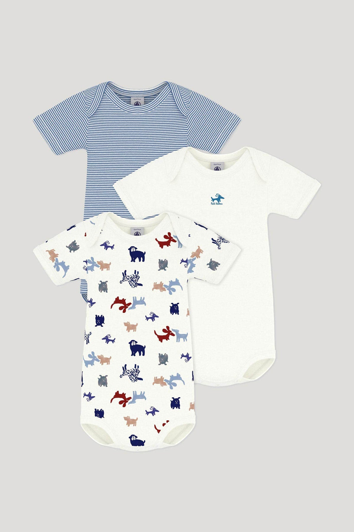 Littlellamas - Celeste Short Sleeve Bodysuit Set for Baby (Unisex, Multicolor)