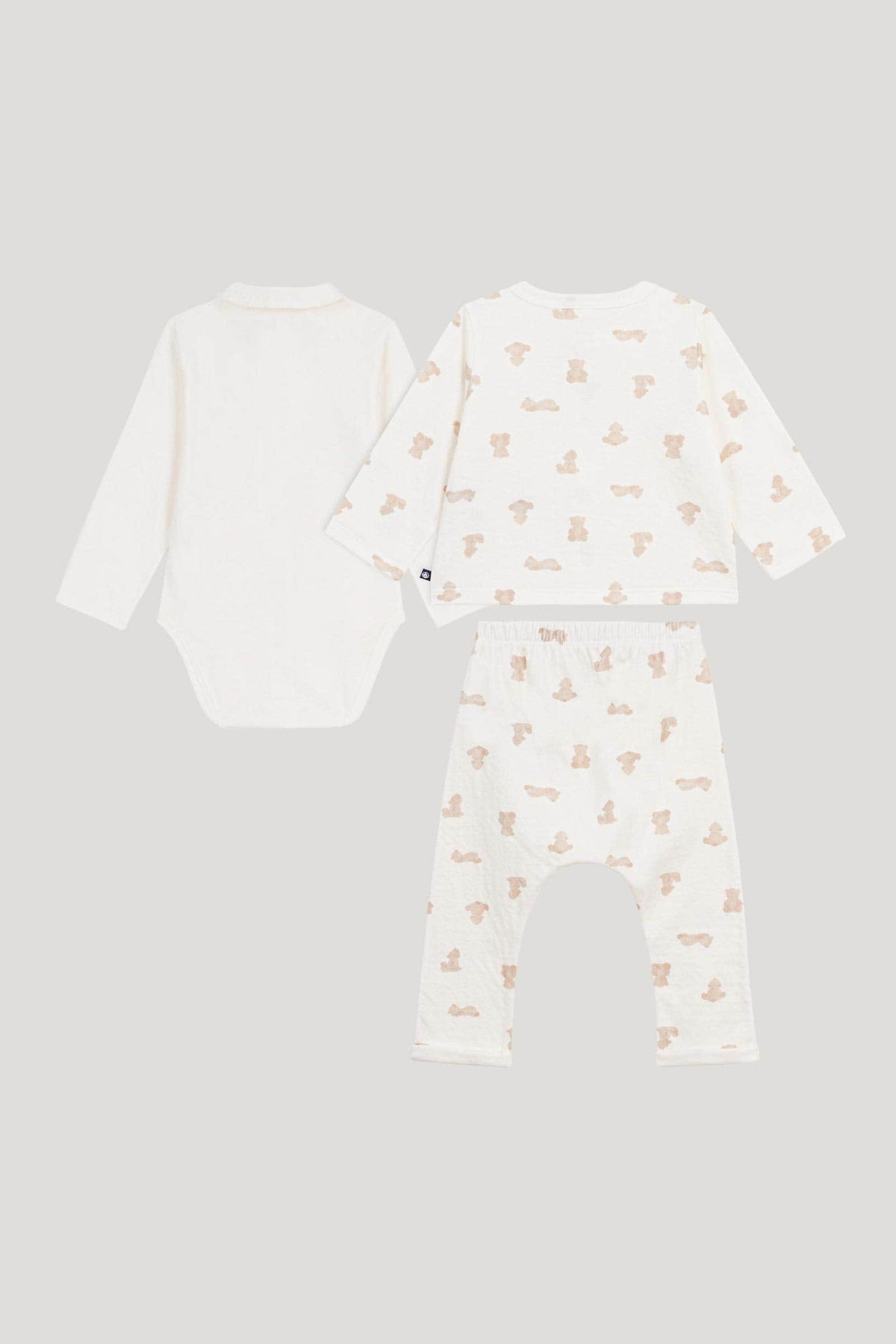Littlellamas - White Etoile Long Suit for Baby Unisex