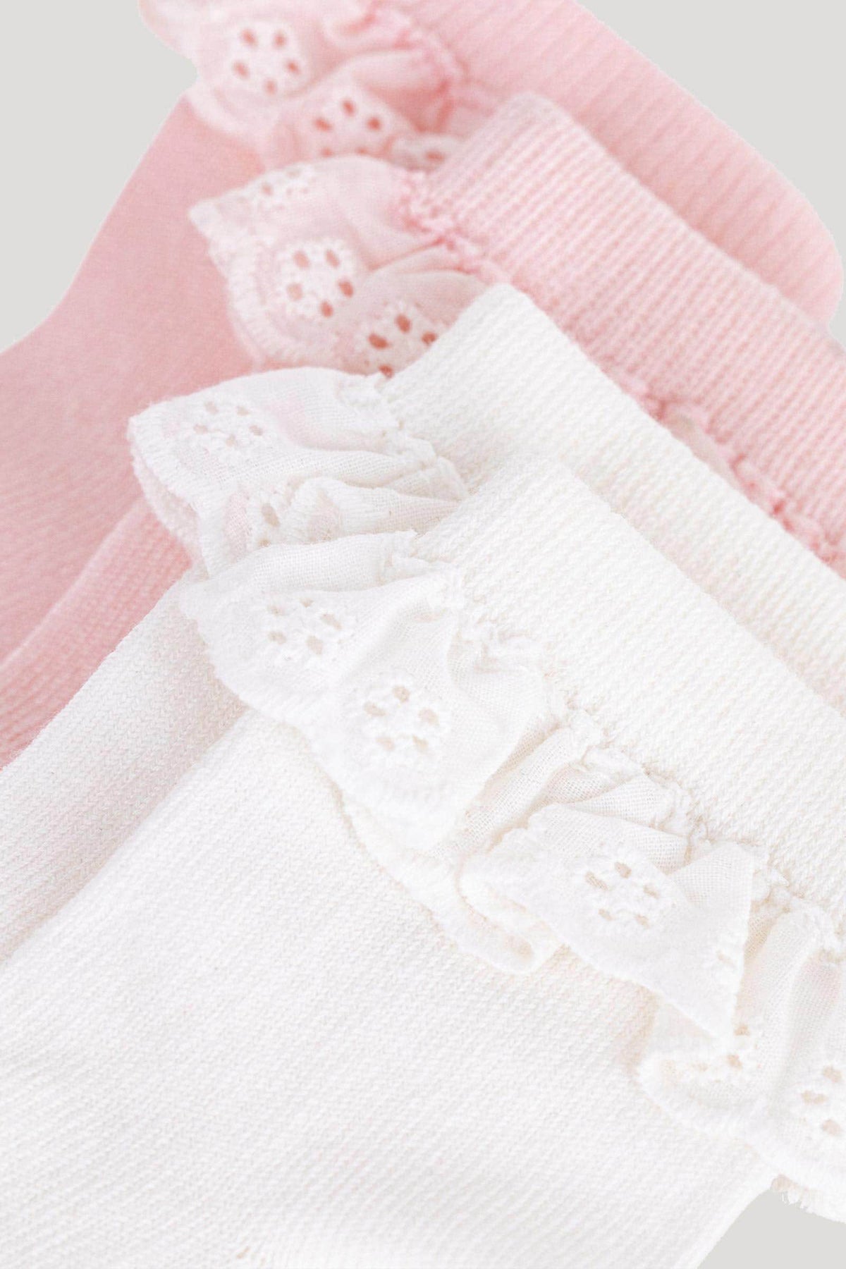 Littlellamas - Baby Unisex 2-Pack Ruffled Socks in Multicolor